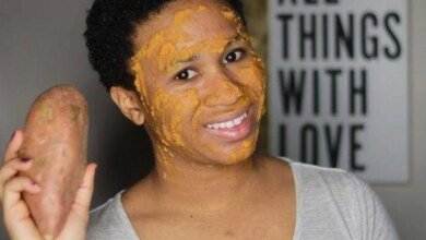 Máscara facial de batata doce é fonte de juventude