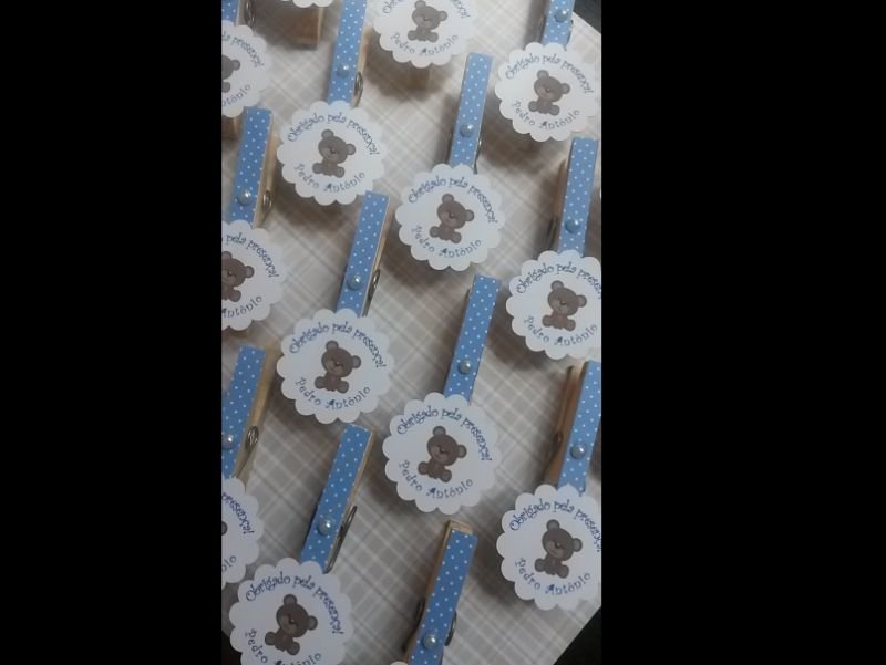 prendedor para lembrança de chá de bebe prendedor para lembrança de chá de bebe