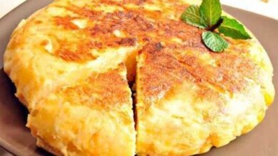 receita de omelete de batata