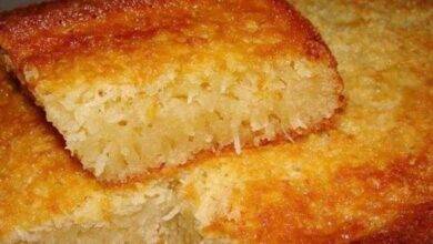 Bolo de Aipim com coco de liquidificador f