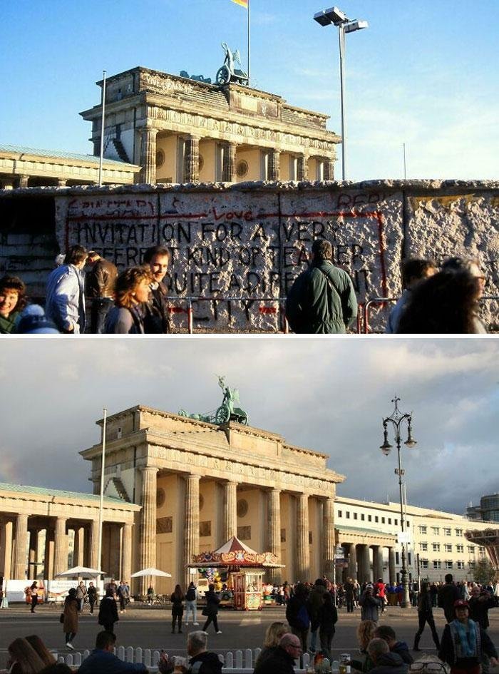 21 Fotos de antes e depois de alguns lugares que