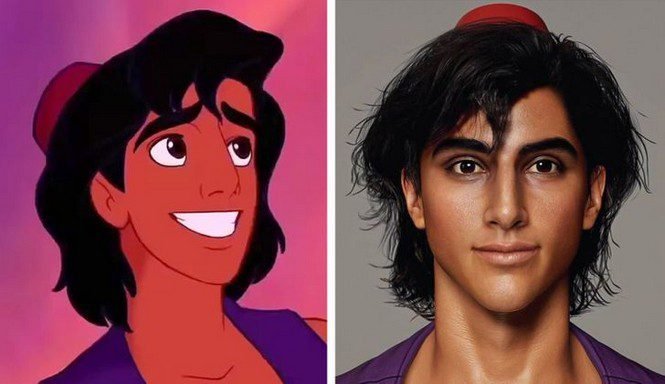 Artista cria versao real de personagens de desenho animado e