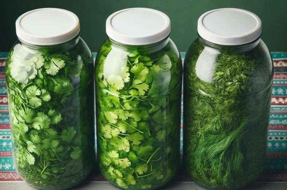 Como conservar a salsa e o coentro fresco