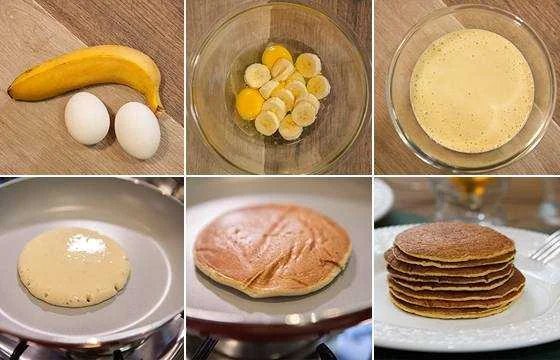 Como fazer panquecas de banana e aveia