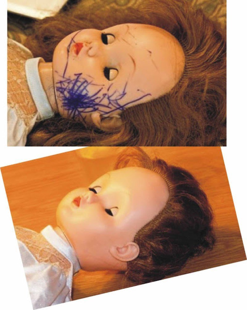 dica de como tirar tinta de caneta de uma boneca