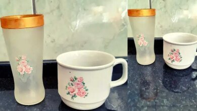 Personalizando Copo E Caneco No Estilo Vintage