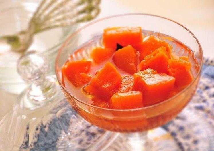 Receita de Doce de abóbora em pedaços
