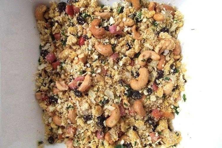 Receita de Farofa com Castanhas