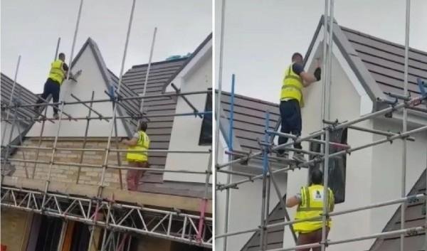 Trabalhador tem ataque de furia apos levar calote fica irado
