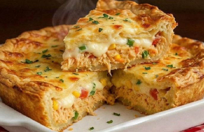 Torta de Frango de Liquidificador da dona Ana