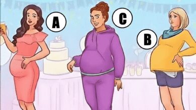Qual dessas mulheres não está grávida? Só um gênio da lógica consegue descobrir